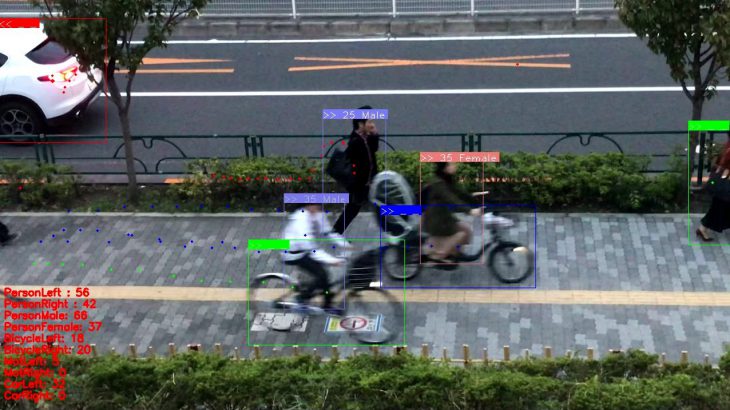 【実例紹介】AI技術を活用した無人の歩行者交通量測定