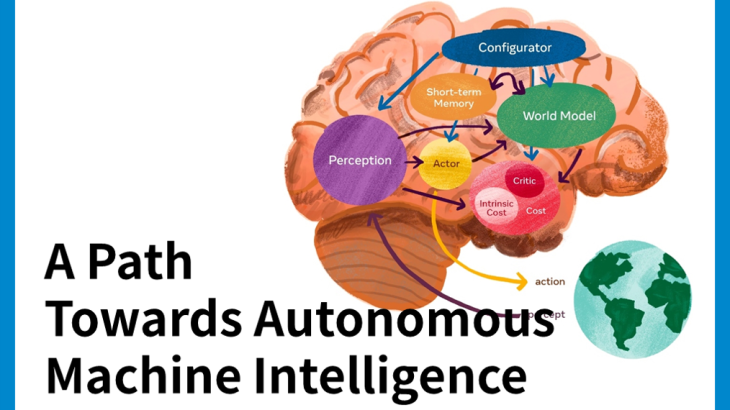 人間や動物により近い自律的機械知の実現に向けた提案論文「A Path Towards Autonomous Machine Intelligence」 を詳細解説！